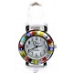 Orologio Donna Rosso watch in Vetro di Murano e antica Murrina Millefiori