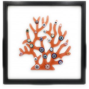 Quadro Albero della Vita Murrine Vetro di Murano Made in Italy