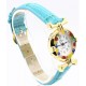 Orologio Donna Dorato Pelle watch in Vetro di Murano Murrina Millefiori