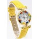 Orologio Donna Dorato Pelle watch in Vetro di Murano Murrina Millefiori