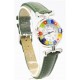 Orologio Donna Acciaio Pelle watch in Vetro di Murano Murrina Millefiori