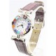 Orologio Donna Acciaio Pelle watch in Vetro di Murano Murrina Millefiori Lady