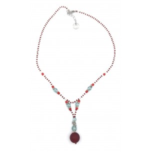 COLLANA IN VETRO DI MURANO ANTICA MURRINA VENEZIANA