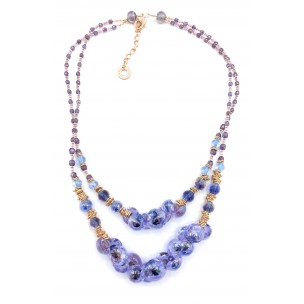 COLLANA IN VETRO DI MURANO ANTICA MURRINA VENEZIANA