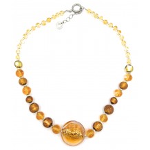 COLLANA IN VETRO DI MURANO ANTICA MURRINA VENEZIANA