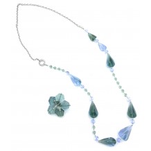 COLLANA IN VETRO DI MURANO ANTICA MURRINA VENEZIANA