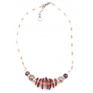COLLANA IN VETRO DI MURANO ANTICA MURRINA VENEZIANA