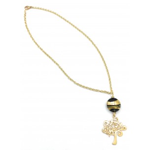 COLLANA IN VETRO DI MURANO ANTICA MURRINA VENEZIANA