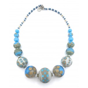 COLLANA IN VETRO DI MURANO ANTICA MURRINA VENEZIANA