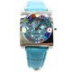 Orologio Donna Verde Acciaio Molla watch in Vetro di Murano Murrina Millefiori Molly
