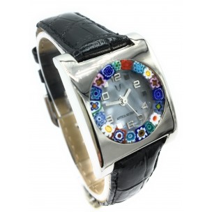 Orologio Queen Donna  Colorato watch in Vetro di Murano Murrina Millefiori 