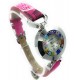 Orologio Donna Rosso Acciaio Molla watch in Vetro di Murano Murrina Millefiori