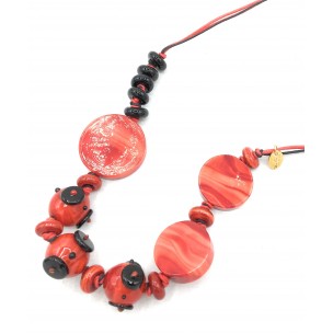 COLLANA IN VETRO DI MURANO ANTICA MURRINA VENEZIANA