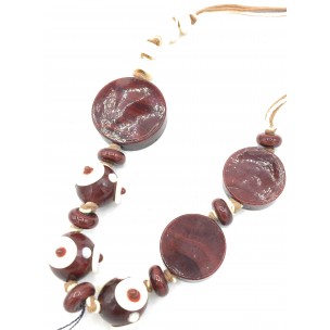 COLLANA IN VETRO DI MURANO ANTICA MURRINA VENEZIANA