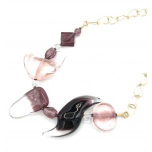 COLLANA IN VETRO DI MURANO ANTICA MURRINA VENEZIANA