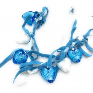 COLLANA IN VETRO DI MURANO ANTICA MURRINA VENEZIANA