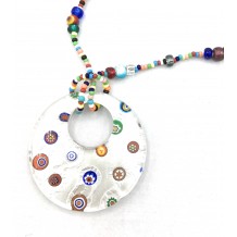 COLLANA IN VETRO DI MURANO ANTICA MURRINA VENEZIANA