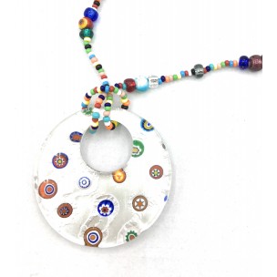 COLLANA IN VETRO DI MURANO ANTICA MURRINA VENEZIANA