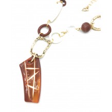 COLLANA IN VETRO DI MURANO ANTICA MURRINA VENEZIANA