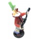 Clown Murano Glass H20cm Made in Italy Pagliaccio F450 CON FISARMONICA