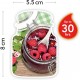 Yankee Candle Candela profumata in giara piccola  Lampone rosso  Durata Fino a 30 Ore 
