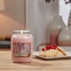 Yankee Candle Candela profumata in giara piccola  Lampone rosso  Durata Fino a 30 Ore 