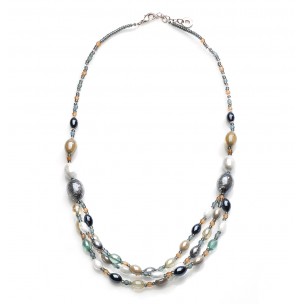 COLLANA IN VETRO DI MURANO ANTICA MURRINA VENEZIANA CO991A15