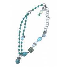 COLLANA IN VETRO DI MURANO ANTICA MURRINA VENEZIANA