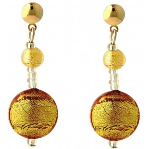 Orecchini   Donna  Antica Murrina Veneziana Murano OR164A10 Glass Made in Italy 