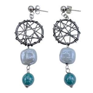 Orecchini   Donna  Antica Murrina Veneziana Murano  OR602A08 Glass Made in Italy 