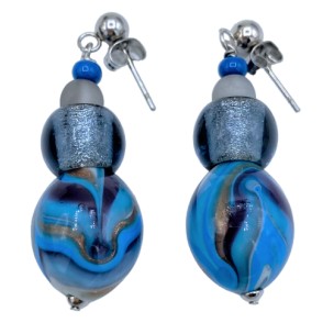 Orecchini   Donna  Antica Murrina Veneziana Murano  OR682A07  Glass Made in Italy 