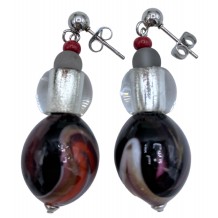 Orecchini   Donna  Antica Murrina Veneziana Murano  OR682A10  Glass Made in Italy 