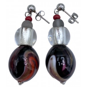 Orecchini   Donna  Antica Murrina Veneziana Murano  OR682A11  Glass Made in Italy 