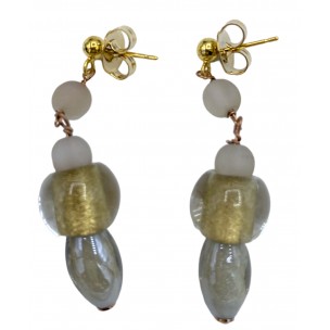 Orecchini   Donna  Antica Murrina Veneziana Murano  OR680A02 Glass Made in Italy 