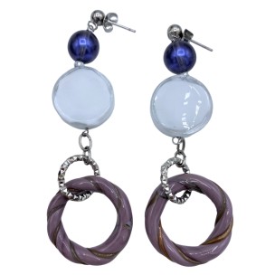 Orecchini   Donna  Antica Murrina Veneziana Murano OR670A04   Glass Made in Italy 