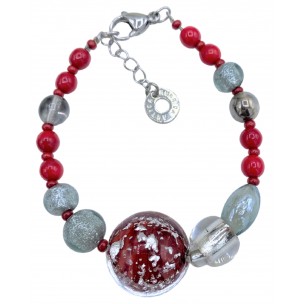 BRACCIALE DONNA IN VETRO DI MURANO ANTICA MURRINA VENEZIANA  BR905A11