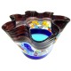 Vaso Canne Con Inserti In Murrine Millefiori