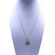 Murrina Millefiori con bordo e Catenina in argrnto 925 Diam 10 mm 