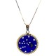 Murrina Millefiori con bordo e Catenina in argrnto 925 Diam 10 mm 