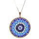 Murrina Millefiori con bordo e Catenina in argrnto 925 Diam 10 mm 