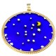 Murrina Millefiori con bordo e Catenina in argrnto 925 Diam 36 mm 