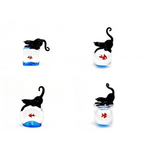 Gatto Agguato Pesce Rosso