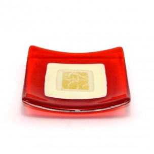 Piattino Vetro di Murano Ciotola Bomboniera 11x11 cm 