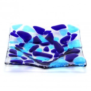 Piattino Vetro di Murano Ciotola Bomboniera 13x13cm