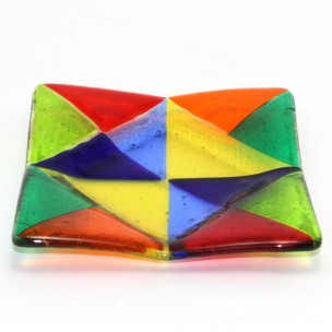 Piattino Vetro di Murano Ciotola Bomboniera 13x13cm