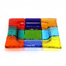 Piattino Vetro di Murano Ciotola Bomboniera 13x13cm