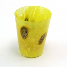Bicchiere Murrine Giallo