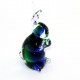 Scultura Animali Verde Blu
