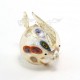 Scultura Animali Soffiati Murrine Foglia Oro G499