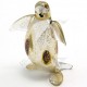 Scultura Animali Soffiati Murrine Foglia Oro G501